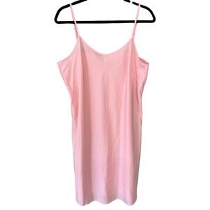 Nanette Lepore Adjustable Strap Sleeveless Dainty Pink Slip Dress Womens 14